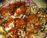 A picture of step 1 of Mutton masala.