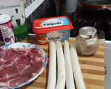 Foto del paso 1 de la receta: Chuleta de aguja de cerdo con crema de puerros