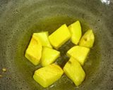 A picture of step 1 of Raw Papaya Ghonto Bengali Recipe.