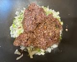 A picture of step 2 of Korean Ground Beef Bulgogi.