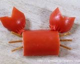 A picture of step 6 of Wiener Sausage Crabs for Charaben.