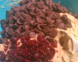 A picture of step 4 of Double Cherry Chocolate Chip Cookies.