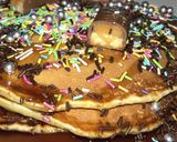 A picture of step 5 of American style pancake.