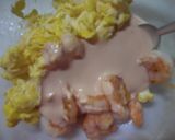 A picture of step 5 of Easy Shrimp with Mayonnaise Sauce (and Fluffy Eggs).