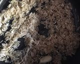 A picture of step 3 of Brown Rice with Green Peas.