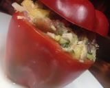 A picture of step 6 of Bell Pepper Stuffed with Tuna Ceviche.