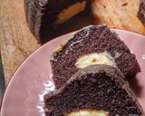 Foto langkah ke 7 dari resep Bolu Ketan Hitam Keju Lumer.