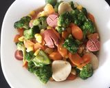 Foto langkah ke 6 dari resep Capcay tiram.