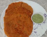A picture of step 3 of Leftover rotis ghavne(chilla).