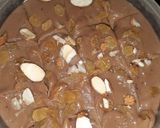 A picture of step 3 of Fruit biscuits fudge ice cream.