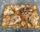 Foto del paso 2 de la receta: Pollo troceado al horno con patatas