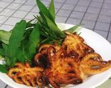 Hình bước làm 3 của món Bạch tuộc nướng sate bằng nồi chiên không dầu