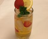 A picture of step 2 of Brandy cocktail.