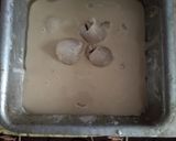 A picture of step 2 of Jackfruit flour litchi cake.
