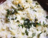 A picture of step 2 of Coconut milk tapioca.