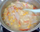 Foto langkah ke 4 dari resep Crab & Corn Soup.