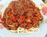 Foto langkah ke 8 dari resep Spaghetti Bolognese With Mushroom.
