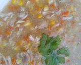 Foto langkah ke 4 dari resep Cream Soup Jagung Ayam Simple Homemade.