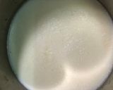 A picture of step 1 of Mango custard with gulab jamun.