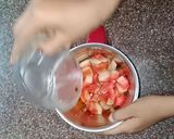 A picture of step 1 of Melon Papaya Smoothie.