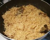 A picture of step 9 of Chicken fry biryani.