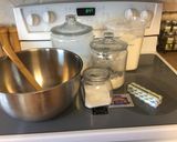 A picture of step 1 of Pizza Dough.