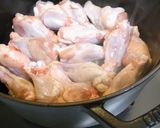 A picture of step 1 of Chicken Wings & Eggs Simmered in Sweet and Sour Sauce.