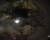A picture of step 4 of Burdock Root, Konnyaku and Beef Simmered with Miso.