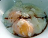 A picture of step 2 of Pea Rice With Soft Boiled Eggs.