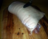 A picture of step 2 of Vietnamese braised pork belly & egg.