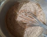 A picture of step 3 of Heart chocolate cake.