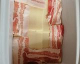 Egyszerű sajtos-sonkás-krumplis egytálétel recept fázis 1 fotója