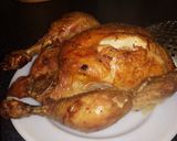 A picture of step 9 of Spanish chicken and Chorizo.
