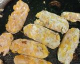 Hình bước làm 3 của món Đậu non, tempeh chiên sốt nấm kim châm