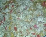 A picture of step 3 of Chicken and cheese enchiladas.