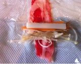 A picture of step 3 of Julienne Burdock Beef Roll.