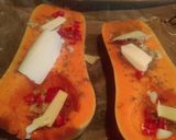 A picture of step 3 of Mandys spicy butternut squash soup.