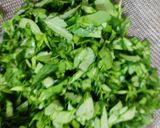 A picture of step 1 of Gehu methi puri.