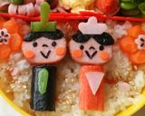 A picture of step 9 of Girl's Festival Character Bento Decorative Hina Doll.