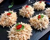 A picture of step 5 of Chicken Flower Dumpling.