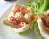 A picture of step 6 of Soft-Set Fried Eggs in Bread Cups.