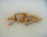 A picture of step 2 of Simmered Daikon Radish with Squid Made in the Pressure Cooker in 10 Minutes.