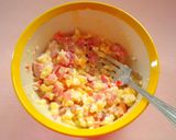 A picture of step 5 of Red Bell Pepper and Egg Sandwich.