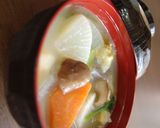 A picture of step 17 of Warm Kenchin-jiru (Japanese Vegetable Soup) with Photos.