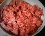 A picture of step 2 of Hamburger Steaks Simmered in Sauce.