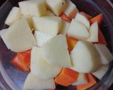 Foto del paso 1 de la receta Buñuelos de calabaza y papas