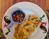 Foto langkah ke 3 dari resep Telur Dadar Khas Vietnam.