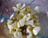 A picture of step 2 of Easy Apple Cake.