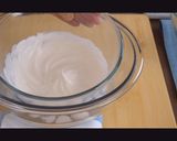 A picture of step 2 of Strawberry Yoghurt Mousse and Berry Sauce.