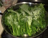 A picture of step 2 of Sautéed Broccoli Rabe.